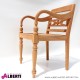 Poltrona Elegance in teak 55x56xh86cm