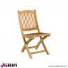 Sedia pieghevhevole Standard in teak 43x58xh88cm