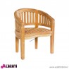 Poltrona Washington in teak 60x73xh86cm