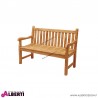 Panca in teak 2 posti Raphael 130x65xH92 cm