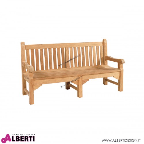 Panca in teak 3 posti modello Balmoral 185x71x100 cm