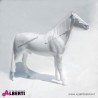 963 PLA726_a Cavallo bianco L 225xP55xH200 concriniera bianca