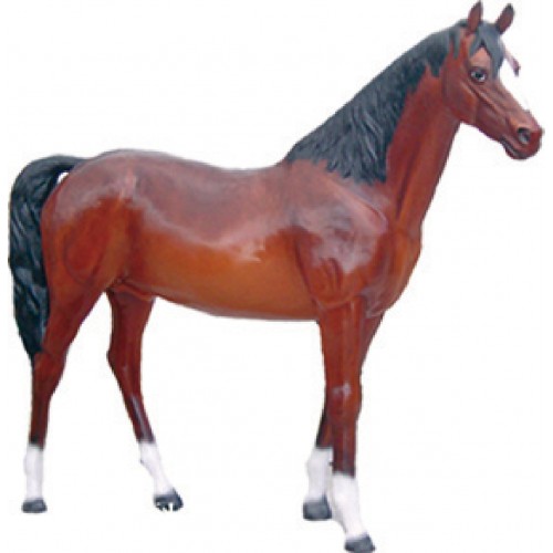 Cavallo in vetro resina standard L223H187