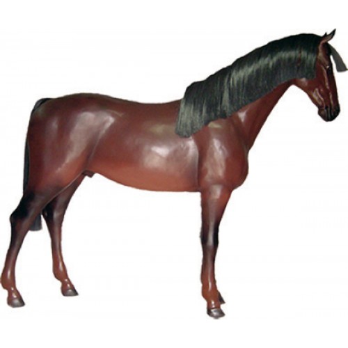Cavallo in vetroresina con criniera L256H210