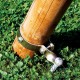 Altalena Apart Plus in legno con 2 seggiolini con scivolo corto L350xB230/370xH230