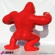 963 PLGORILLAXXXL_d Gorilla bocca apertaXXXL rosso