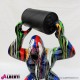 963 PLA921_b Gorilla multicolor 140cm con barile