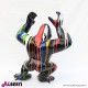 963 PLA921_e Gorilla multicolor 140cm con barile