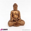 Budda seduto in vetroresina H 43cm