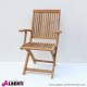 Poltrona pieghevole Milton pesante 55x65h97 cm