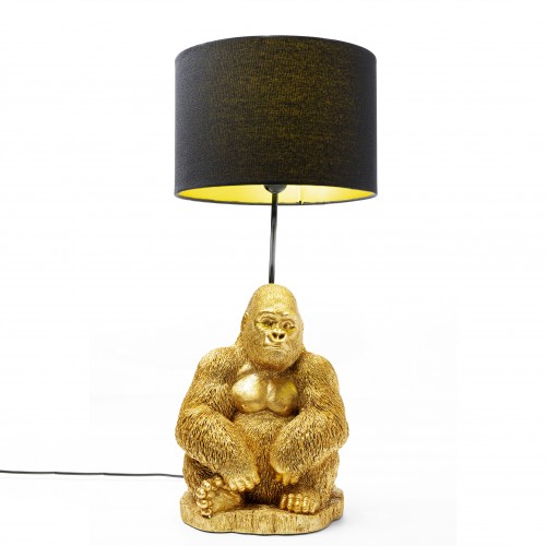 962 KA51796_a Lampada da tavolo Animal Monkey Gorilla oro