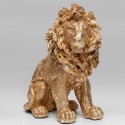 Figura Leone seduto oro | h 42