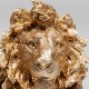 962 KA53307_c Figura decorativa Leone seduto oro 34x22x42h