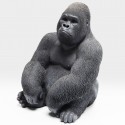 Figura Gorilla nero seduto | h 38.5