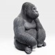 962 KA60465_b Figura Gorilla seduto 30x28x38,5h