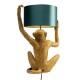 962 KA53223_e Lampada da tavolo Animal Monkey oro 57cm