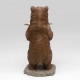 962 KA53416_d Figura decorativa orso c/vassoio 62cm