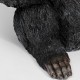 962 KA53625_c Figura Gorilla naturale c/vassoio oro 44cm