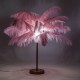 962 KA53747_c Lampada da tavolo piume rosa 60cm