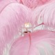 962 KA53747_e Lampada da tavolo piume rosa 60cm
