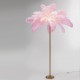 962 KA53748_a Lampada a stelo piume rosa 165cm