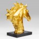 962 KA53484_e Figura deco cavallo oro 43x19x41h