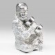 Figura scimmia muscolosa | 22x21x31cm
