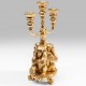 962 KA53531_d Portacandele tripla scimmia 23x18x46h