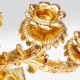 962 KA53553_c Portacandele oro 39x13x26h