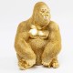 962 KA61446_d Figura decorativa Monkey Gorillaoro 39cm