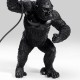 962 KA52707_d Lampada da tavolo Animal FightingKong nero opaco