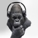962 KA52872_e Oggetto decorativo Thinking Gorilla Head 49cm