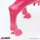 963 PLA251_m Mucca testa alta fucsia in vetro resina 147x200 cm