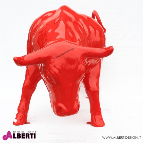 963 PLTOROTBR_b Toro testa bassa rosso 235x90x140h