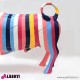 963 PLTOROTBSTRIS_e Toro testa bassa strisce multicolor 235x90x140h