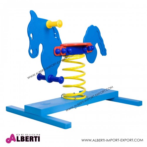 Gioco a molla Lena con supporto base 77x60x66 cm. Uso privato.