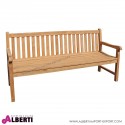 Panca in teak 3 posti modello RAPHAEL 180x65xH92 cm