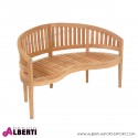 Panca in teak 3 posti modello Washington, 150x73x86