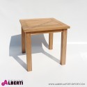 Tavolino the in teak  45x45x55cm