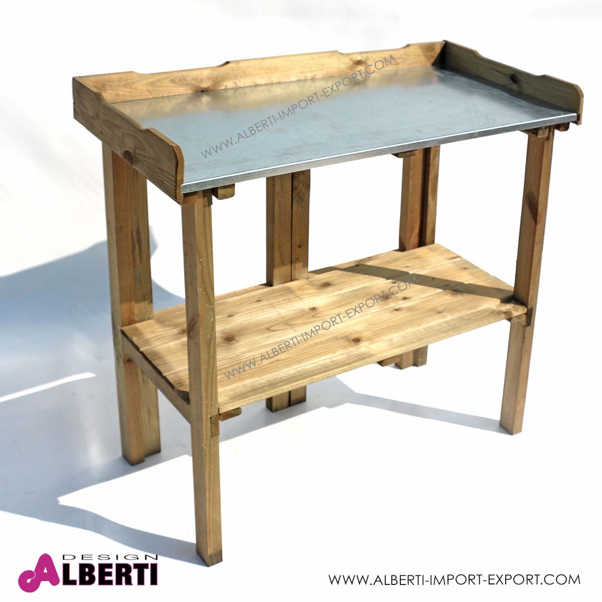 Tavolo da Pic-nic in legno con panche per esterno 40 mm 180x150xh70cm