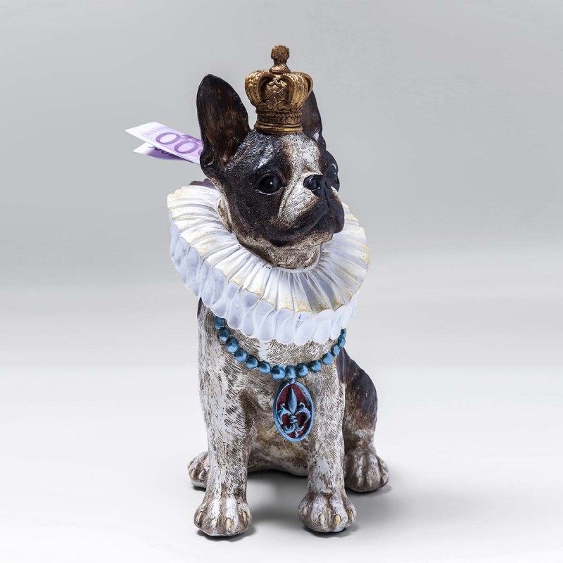 962 KA37336_a Salvadanaio King Mops 26x16x34cm