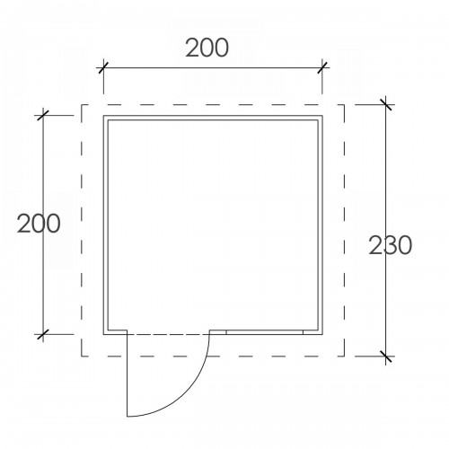 CASETTA ATTREZ. 200X200 19mm