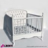 962 BA2003_a Letto con sponde bianco ecopelle