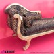 962 BGNIZZAORO^LE_b Chaiselongue Nizza oro/leopardo  190x70x90 c/cuscini