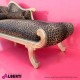 962 BGNIZZAORO^LE_d Chaiselongue Nizza oro/leopardo  190x70x90 c/cuscini