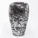 Vaso ceramica silver H75 D46