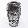 962 KA32354_a Vaso ceramica silver H75 D46