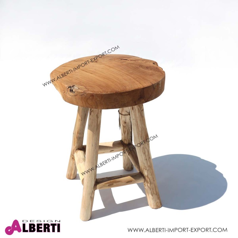 962 KOJ09150050_a Sgabello legno naturale 42cm