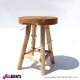 962 KOJ09150050_c Sgabello legno naturale 42cm