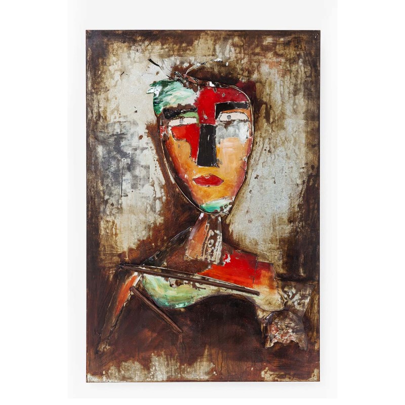 962 KA39154_a Quadro Iron Artist Face 120x80cm